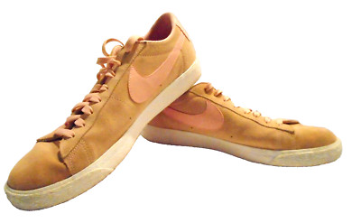 Nike Blazer Low Mens Shoes Sz 11.5 Artic Pink Suede Athletic 371760-8013 Sneaker-image