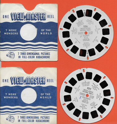 View-Master Reel 226 & 227, Mesa Verde National Park COLORADO  NAVAJO CANYON +-image