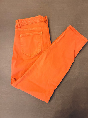 Vintage America Blues Boyfriend Ankle Jeans Orange-image