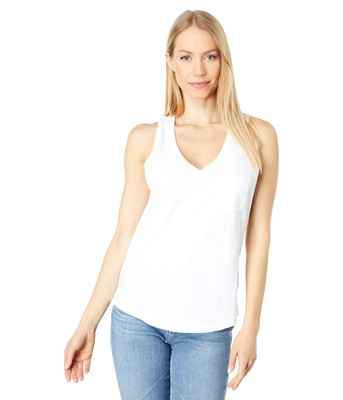 Southern Tide Joss Sun Farer V-Neck Tank White Size XL-image