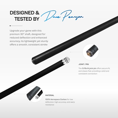 PEARSON Cues Carbon Shafts 30
