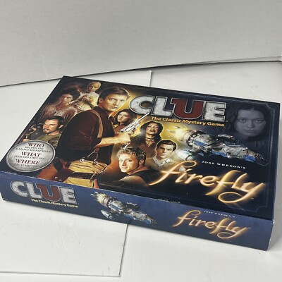 Clue The Classic Mystery Game Joss Whedon's FIREFLY Edition 100% Complete-image