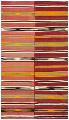 Vintage Hand Woven Kilim Rug 5'2