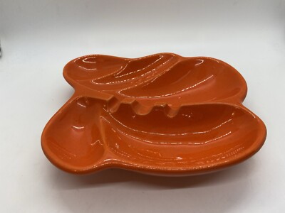 Royal Haeger 2071 Orange  ASHTRAY Mid-Century-Modern VINTAGE-image