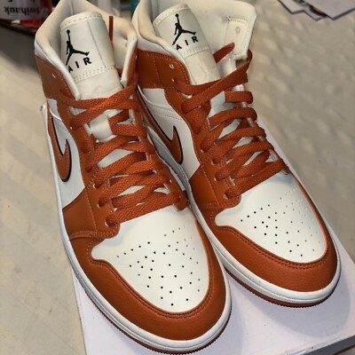 NEW Nike Womens Size 10 Air Jordan 1 Mid SE Sport Spice Coconut Milk DV1302-100-image