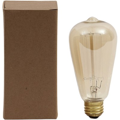 Creative Co-Op DA4735 Antique Vintage Style Squirrel Cage Edison Light Bulb 10pk-image