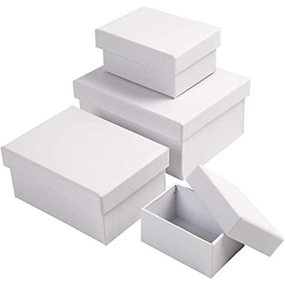 Creativ 264050 Multipurpose Rectangular Gift Boxes, Suitable for Arts and Crafts-image