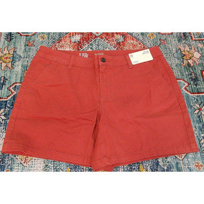 a.n.a Mid Rise Midi Short, Burnt Orange Women’s Size 16-NWT-RTL $32-image