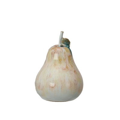 Stoneware Pear Accent Decor, Multicolor-image
