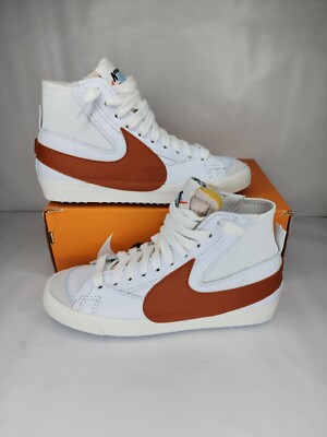 Nike Blazer Mid ‘77 Jumbo Dark Russet Orange Sail White DD3111-101 Men’s 12-image