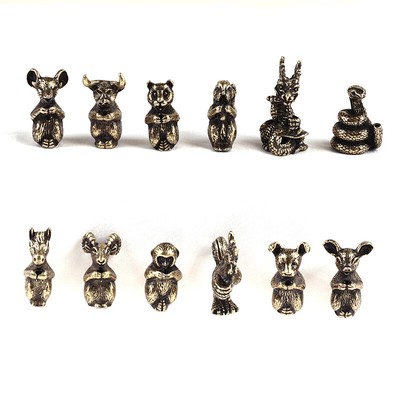 Incense Stick Holder Burner Chinese Zodiac Animal Joss-Stick Stand Censer Decor-image
