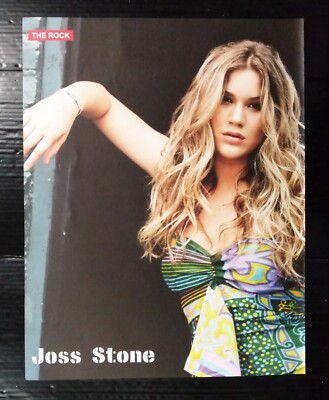 C5285 Joss Stone Franz Ferdinand Vintage Thailand ONLY 1 COLOR PAGE MEGA RARE!!!-image