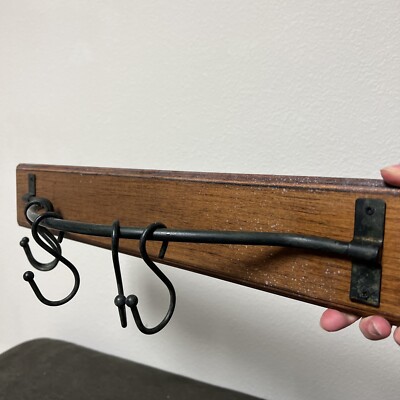 Creative Coop S Hook Shelf-image