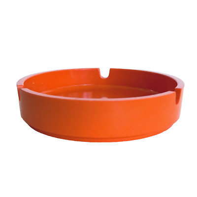 Mid-Century Color Pop Ashtray WACA 1802/R Bright Orange Retro German Design MCM-image