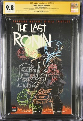 Tmnt: The Last Ronin #1 Second Print. CGC 9.8 Signed and Sketch by creative team-image