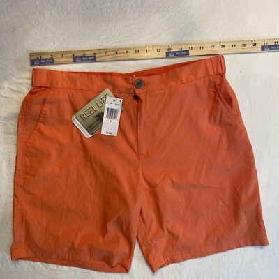 Reellife Men’s Lg Spicy Orange Ocean Washed Series Shorts-image