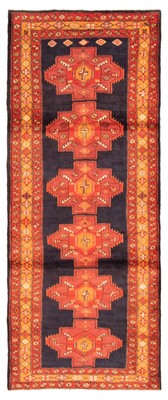 Traditional Vintage Hand-Knotted Carpet 4'1