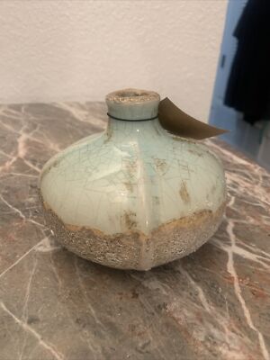 Creative Co-Op Round Terracotta Vases with Distressed Finish 2qt-image