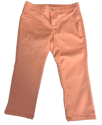 Women`s SOHO Legging Crop Jeans by New York & Co Mid-rise Size 6 Light Apricot-image