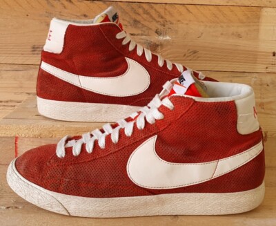Nike Blazer Mid Vintage Suede Trainers UK9/US10/EU44 538282-800 Gamma Orange-image
