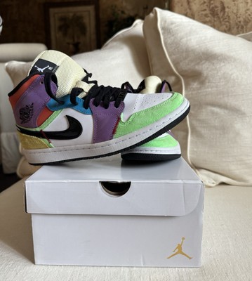 Jordan 1 Mid Multi-Color Sneakers-image