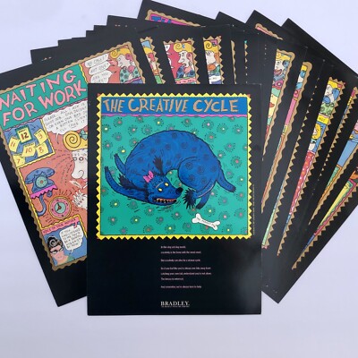 “The Creative Cycle” 16 Print/Promo by The Bradley Printing CompanyVintage 1989-image