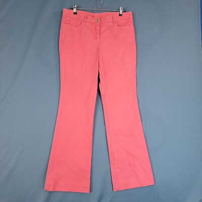 Worth Women's Casual Pants Straight Mid Rise Orange Size 12-image