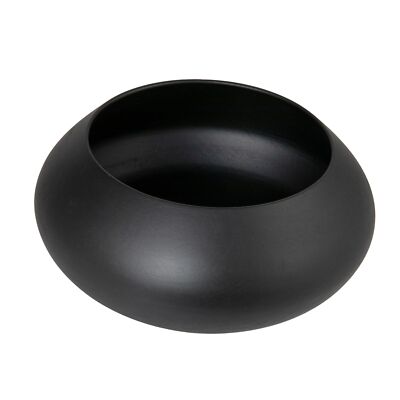 Creative Coop Minimalist Round Mango Wood Bowl Black-image