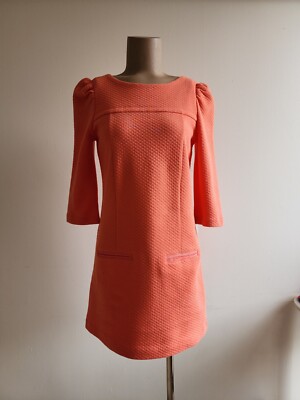 Juicy Coure Jacquered Orange Dress-image