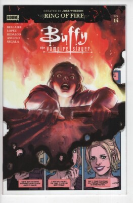 Buffy the Vampire Slayer #14 cover A comic book Ring of Fire Joss Whedon-image