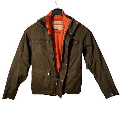 Burton Women Size S 3-in-1 Ski Jacket-Hooded-Removable Inner Fleece-Brown/Orange-image