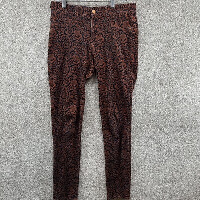 Pilcro And The Letterpress Women's Size 27 Orange Black Mid Rise-image