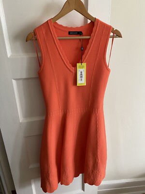 Karen Miller womens dress, orange, size M, NWT-image