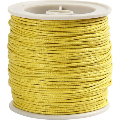 Creativ Company 51569 garen, geel, katoen, 40 m, 1 mm beige-image