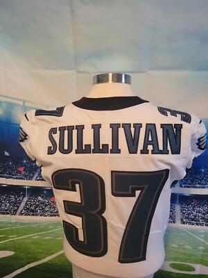 Tre Sullivan Philadelphia Eagles Game Used Jersey, Pre Season, 100 Year Patch-image