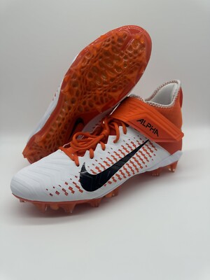 Nike Alpha Menace Pro 2 Mid Football Cleats Orange White (BV3945-103) Men’s 12.5-image