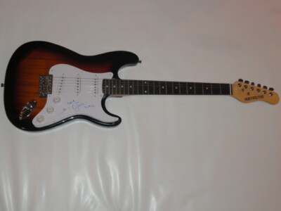JOSS STONE SIGNED SUNBURST ELECTRIC GUITAR AUTOGRAPHED JSA COA-image