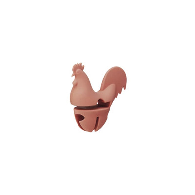 Creative Co-op Red Silicone Rooster Spoon Rest-image