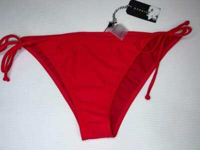 VON ZIPPER NEW WITH TAGS LADIES JOSS TIE SIDE BIKINI PANTS SIZE 14-image