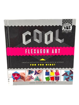 Cool Flexagon Art Creative Math Science Activity Hardcover Library Binding Book-image