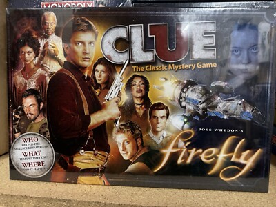 Firefly Clue Classic Mystery Game  Joss Whedon New Sealed Rare Out of Print. G10-image