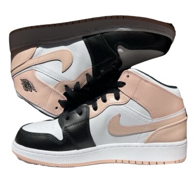 Size 7.5 W - Air Jordan 1 SE Mid White/ Arctic Orange W-image
