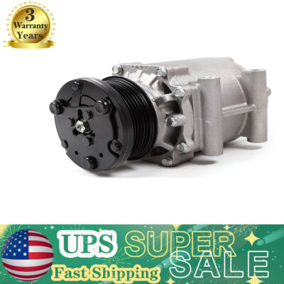 AC Compressor W/ For 03-05 Lincoln Navigator, Aviator, Town Car 4.6L 5.4L-image