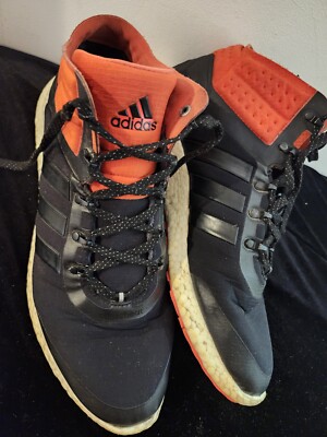 adidas Climaheat Rocket Boost Mid-Cut Core Black/Bold Orange Size 11.5-image