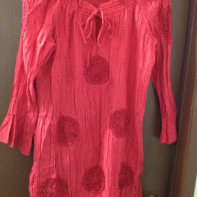 Reddish Orange Eci Womens Dress Size 14-image