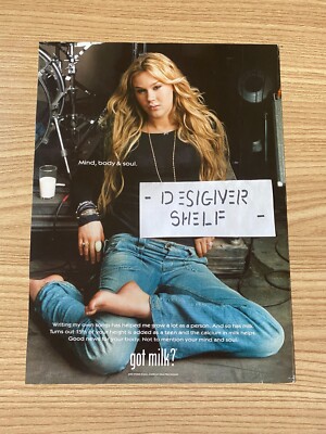 Joss Stone Musician For Got Milk 2005 Promotional Magazine Print Advertisement-image