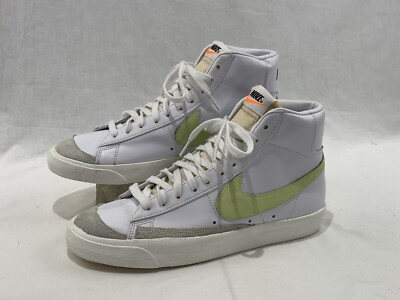 Nike Blazer Mid '77 White Barely Volt Shoes Women’s Size 10.5 -image