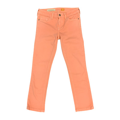 Pilcro and the Letterpress Skinny Jeans Size 25 Fit Stet Neon Orange Mid Rise-image