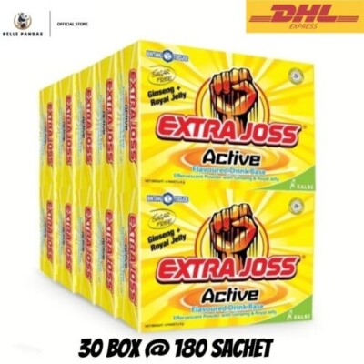 EXTRA JOSS 30 BOX (180 SACHETS) Energy Drink Powder Sugar Free Boost Stamina-image