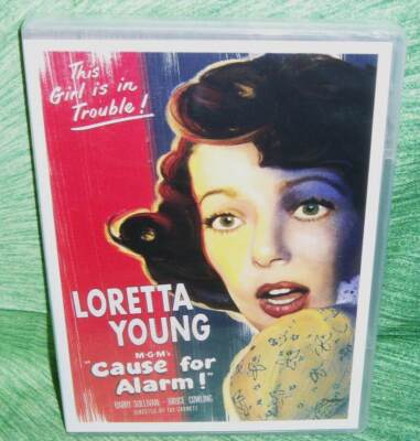 NEW CLASSIC FLIX LORETTA YOUNG CAUSE FOR ALARM NOIR THRILLER MOVIE DVD 1951-image